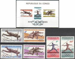 CONGO..1964..Michel # 169- 174+ Block 5 (175-177)...MNH...MiCV - 18.40 Euro. - Autres & Non Classés