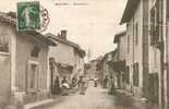 01- BEYNOST Grande Rue - Timbrée 1908 Pli Sinon TB - Unclassified