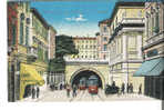 ROMA . TUNNEL SOTTO IL QUIRINALE DA  VIA NAZIONALE . TRAMWAYS . CAFE . CALECHE A CHEVAL - Andere & Zonder Classificatie