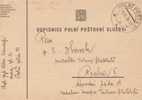 1938 DPPS Card, With Return Address Of Polni Posty 51 - Postage Due