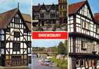 Shrewsbury The Square Rowley ’s House Museum Abbot ’s House Welsh Bridge And Marina ETW Dennis & Sons 1985 - Shropshire