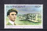 St. VINCENT 1974.  First Flight WRIGT.  Specimen - St.Vincent (1979-...)