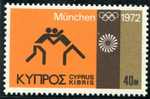 CHYPRE 1972 Y&T 370** - Wrestling