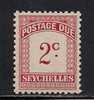 Seychelles     Postage Due    Stamp  SC# J1 MNH** - Seychelles (1976-...)