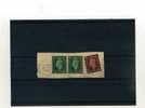 - GRANDE BRETAGNE 1936/54 . AFFRANCHISSEMENT COMPOSE SUR FRAGMENT D´ENVELOPPE DE 1939 - Cartas & Documentos