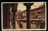 VERONA  PIAZZA ERBE  MERCATO NON  VIAGGIATA COME DA FOTO FORMATO PICCOLO OPACA - Markets