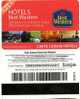 @+ Carte Cadeau - Gift Card : Hotels Best Western France 75€ - Verso SAMPLE - Tarjetas De Fidelización Y De Regalo