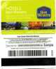 @+ Carte Cadeau - Gift Card : Hotels Best Western France 50€ - Verso SAMPLE - Gift And Loyalty Cards