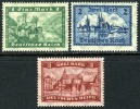 Germany #337-39 Mint Hinged Set From 1924 - Unused Stamps