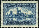 Germany #387 SUPERB Mint Hinged 2m View Of Cologne From 1930 - Ongebruikt