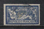 F217 - FRANCIA , 1900 : 5 Franchi Unificato N. 123  . Merson - Oblitérés