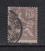 F223 - FRANCIA , 1902 : Unificato N. 126  . Mouchon . - Used Stamps
