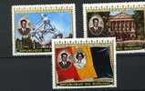 Burundi 1990, Visite De SM Baudouin Et Fabiola, N° PA 182a / 184a** Rares Non émis En Dentelés - Unused Stamps