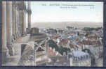 MANTES  Num 494   Panorama Pris De Notre Dame    Sud De La Ville     Le 25 2 1921 - Mantes La Ville