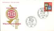Germany - FDC Mi-Nr 825 (u193)- - UPU (Unión Postal Universal)