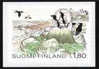 BIRD:MAXICARD,  1984, – Carte Maximum,obliteration ,FINLANDA. - Pingueinos