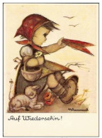 HUMMEL- PETITE FILLE-AUF WIEDERSEHN -KUNSTLER-ILLUSTRATOR-n°4770 - Hummel