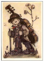 HUMMEL- PETIT GARCON ET VIOLONCELLE-KUNSTLER-ILLUSTRATOR-n°5329-instrument De Musique - Hummel