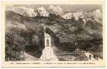 74 PASSY L´église Vallée De Mont-Joie Et Le Mont-Blanc Scan Recto Verso - Passy