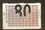 NETHERLANDS 1997 Business Stamps - 80c Numeral On Envelope With Top Flap FU - Used Stamps