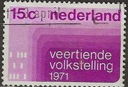 NETHERLANDS 1971 14th Netherlands Census - 15c Fourteenth Census 1971 FU - Gebraucht