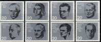 Attentat Auf Hitler 1944 BRD 431/8+Bl.3 ** 17€ Widerstands-Block 1964 Bloque Hoja VIP Bloc M/s Military Sheet Bf Germany - Zusammendrucke