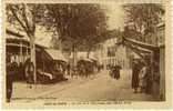 Carte Postale Ancienne Pont De Vaux - Un Coin De La Fête Foraine, Place Michel Poisat - Spectacles - Pont-de-Vaux