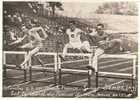 PHOTO DE PRESSE 12.5X17.5  COLOMBES 1925  RECORD DE FRANCE  110 M HAIES - Athletics