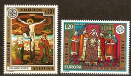 Andorra Andorre Français CEPT 1975   Yvertnr. 243-44 *** MNH Cote 18,50 Euro - 1975