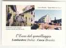 PIEMONTE - TORINO - Folder Pseudo Monete Ispirate All´euro - Gemellaggio Lombardore (Torino) - Casca (Brasile) - 2002 - Italie