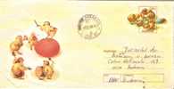 Romania / Postal Stationery / Cancellation DARABANI - Ostern