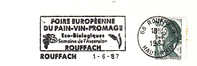 1987 France 68 Haut Rhin Rouffach Vins Pain Fromage Vigne Vignobles Wine Festival Vineyard Wines Vini Enologia Vigneti - Vins & Alcools