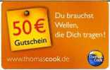 @+ Carte Cadeau - Gift Card : Thomas Cook 50€ - Allemagne - Tarjetas De Fidelización Y De Regalo
