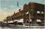 Marion Iowa Seventh Ave Street Scene 1910 Vintage Postcard, Horse-drawn Delivery Wagon, Grocer - Autres & Non Classés