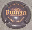 Capsule Champagne Ruinart, N°53, Marron Clair Et Marron, Diam Plaque 28 Mm, Cote 4.00 € - Ruinart Ruinart Reims