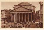 ITALIE Il Pantheon Cpa Animée - Panthéon
