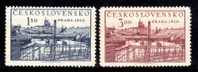 Tchécoslovaquie 1950 N°Y.T. : 552 Et 553** - Unused Stamps