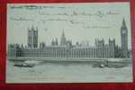London Houses Of Parliament River Front Steamer 1906 - Houses Of Parliament