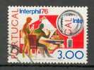 Portugal 1976 Mi. 1313  3.00 (E) Internationale Briefmarkenausstellung Interphil '76 Philadelphia USA - Usati