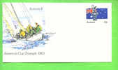 AUSTRALIA - Pre-Stamped Envelope/No. 067A/Americas Cup Triumph - Postal Stationery