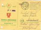 2689. Tarjeta MUNCHEN 1956 .  Privat Postkarte. Reexpedida. Drogerie - Lettres & Documents