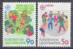 CEPT / Europa 1989 Liechtenstein N° 901 Et 902 ** Jeux D'enfants - 1989