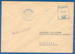Deutschland; DDR; 1957; Maschinen - Freistempel Grosskayna; Geschäftspapiere - Frankeermachines (EMA)