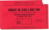 M. Rostropovitch à L église Des Dominicains De Guebwiller  - Ticket De Concert Du Jeudi 2 Aout 1984 - Itch - Concert Tickets