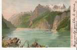 SUISSE - LE LAC DES QUATRE-CANTONS - CPA - Le Lac, Peinture - St. Anton