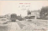 58 - CORBIGNY - LA GARE P- L -M . AVEC TRAIN .SUPERBE. - Corbigny