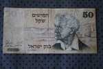 BILLET DE BANQUE DE LA BANK D' ISRAEL 50 SHEKEL DAVID BEN GOURION 1978 - Israël