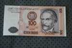 BILLET DE BANQUE DE LA BANK  BANCA DU PEROU PERU CIEN INTIS 100 DE 1987 RAMON CASTILLA - Peru