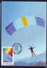 Sky Diving Maxicard 2003 Cancell FDC - Romania. - Buceo