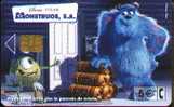 Spain Phonecard Disney Movie Film Monster S.A. - Herdenkingsreclame